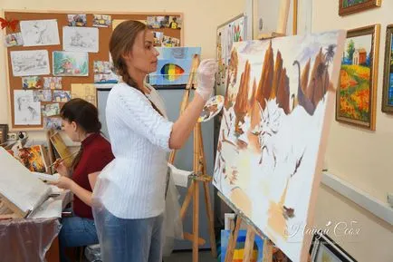 Lecții în pictură în ulei Moscova ( „pictură în ulei“ ore) lecții de pictură în ulei din Moscova