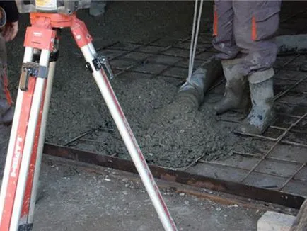 Aparatură de calcul podele din beton, grosime, tehnologia SNP (SNP) Instalarea de calcul pardoseli din beton, grosime, tehnologia SNP