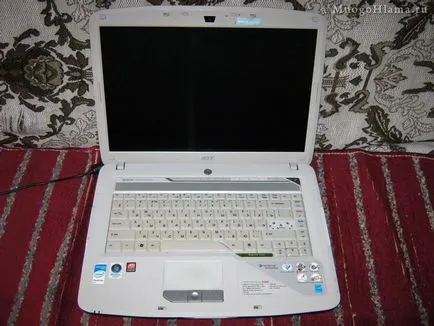Instalarea Windows 7 (net) pe un laptop Acer Aspire 5720g