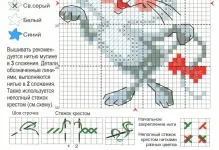 împletit Crucea pentru incepatori pe desenul terminat pe circuitele de celule Matrenin Posad,