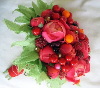 Hardy buchet de mireasa si boutonniere mire