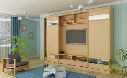 Built-in mobilier pentru camera de zi - o fotografie și o (camera de zi) Descriere Built-in mobilier pentru camera de zi - o fotografie și descrierea