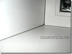 Umplerea rosturilor material de etanșare de ferestre din PVC le mastertim