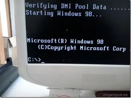 unitate flash bootabil cu DOS