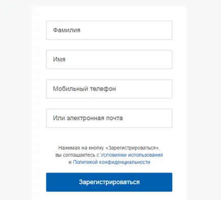 Scrierea pentru un pașaport prin coada electronică pe Internet