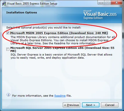 Cum se instalează de bază ediția 2005 Express vizual (exprima) Cum se instalează de bază ediția 2005 Express vizual
