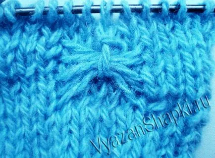 Capac pentru femei pe două ace, capace tricot