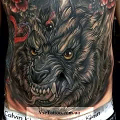 Înțeles rânjet tatuaj al unui lup (cap de lup) fotografii, descriere, istorie (ranjet) Înțeles rânjet tatuaj al unui lup (cap de lup) fotografii, descriere, istorie