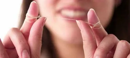 Ață dentară soiuri Ața dentară și aplicarea normelor