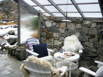 Gazebo pe parcelele de grădină