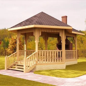 Gazebo pe parcelele de grădină Gazebo pe parcelele de grădină
