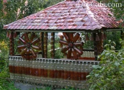 Gazebo pe parcelele de grădină