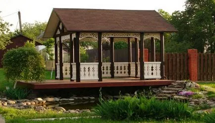 Gazebo pe parcelele de grădină Gazebo pe parcelele de grădină