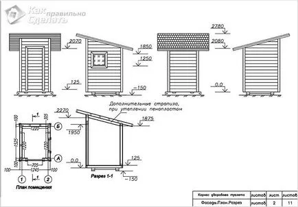 Cum de a construi o toaletă la cabana
