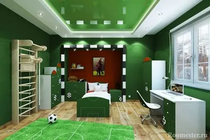 Cum de a decora pepinieră pentru un băiat