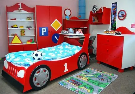 Cum de a decora pepinieră pentru un băiat