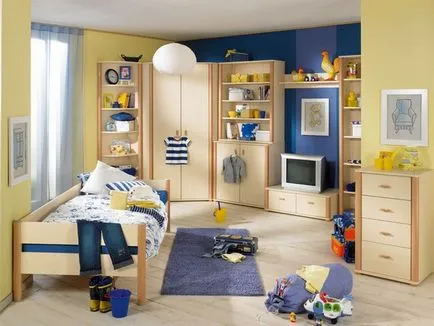 Cum de a decora pepinieră pentru un băiat