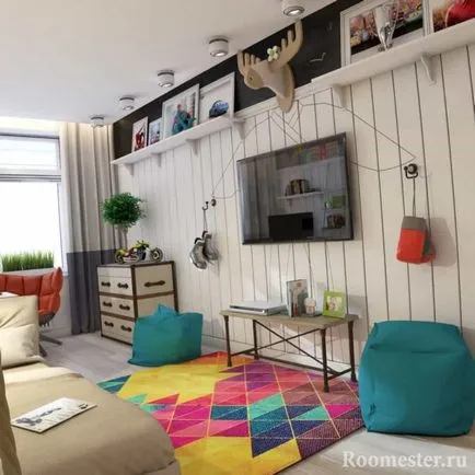 Cum de a decora pepinieră pentru un băiat