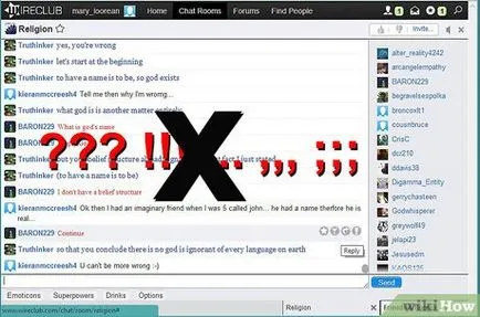 Cum să se comporte în Internet camere de chat