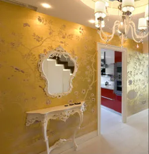 Bucătărie camera de zi design interior
