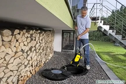 Cum se scurge apa din zona