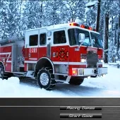 Ca autospeciala de stins incendii stinge incendiu