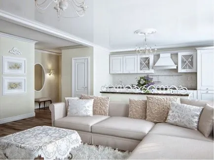 Bucătărie camera de zi design interior Bucătărie camera de zi design interior