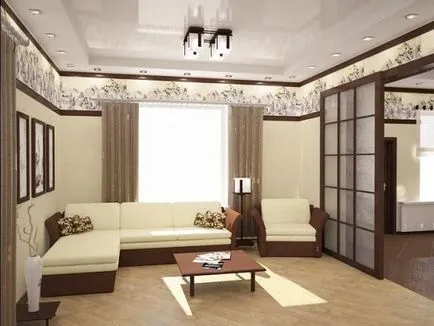 Bucătărie camera de zi design interior Bucătărie camera de zi design interior