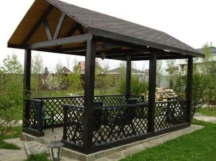 Gazebo pe parcelele de grădină Gazebo pe parcelele de grădină