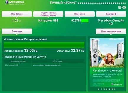 De unde știi megafon traficul pe Internet De unde știi megafon traficul pe Internet