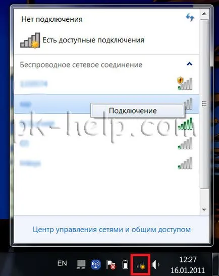 Cum să activați fi Wi- pe un computer laptop (clic dreapta) Cum să activați fi Wi- pe un laptop