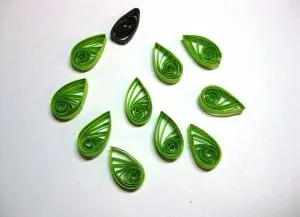 Carte poștală cu mâinile lor de la Quilling