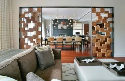 Bucătărie camera de zi design interior