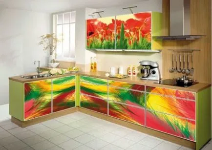 Bucătărie camera de zi design interior