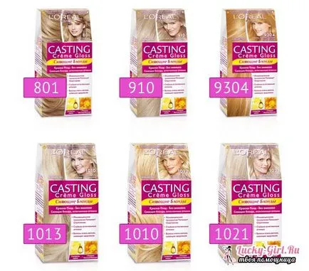 Casting culoarea părului Maro Casting culoarea părului Maro