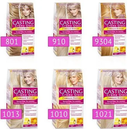 Casting culoarea părului Maro