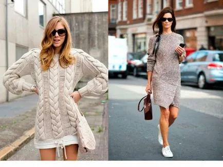 Ce rochie tricotate