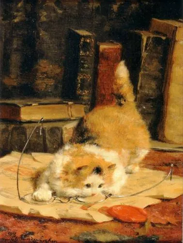 pisici artiști