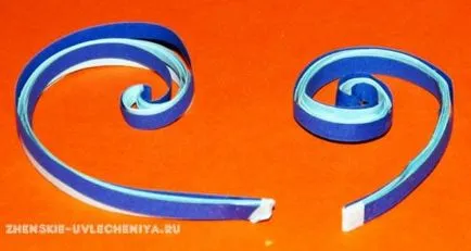 Carte poștală cu mâinile lor de la Quilling