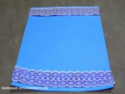 Carte poștală cu mâinile lor de la Quilling