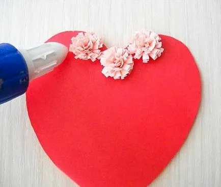 Carte poștală cu mâinile lor de la Quilling