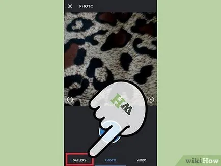 Cum de a încărca fotografii pe Instagram (partea de jos a ecranului) Cum de a încărca fotografii pe Instagram