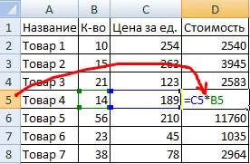 Cum se setează cu formula