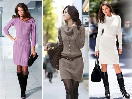 Ce rochie tricotate