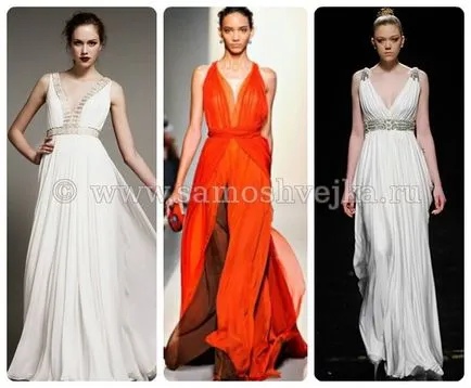 rochie stil grecesc, cu propriile lor mâini