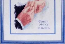 metrici de nunta Cross Stitch