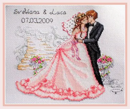 metrici de nunta Cross Stitch