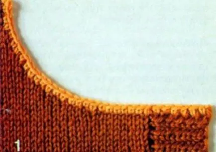Cum să tricot gulere spițe