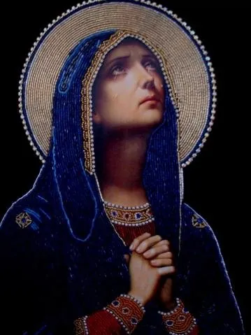 Icoane din perlele cu propriile lor mâini Icoane din perlele cu propriile lor mâini
