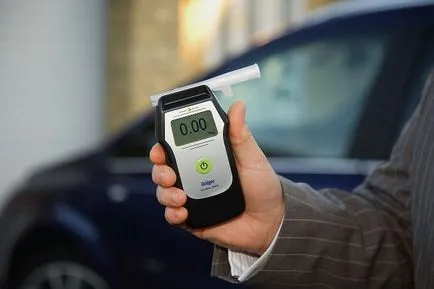 Așa cum se arată breathalyzer